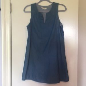 Denim blue spring summer dress